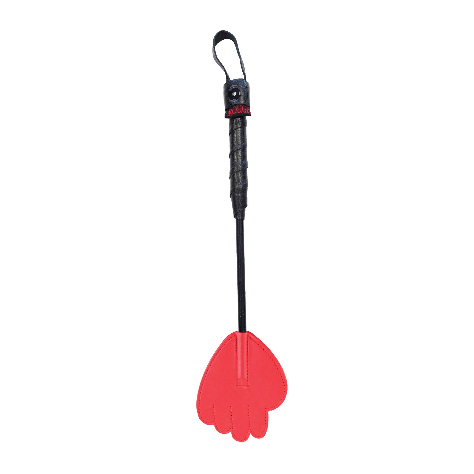 Rouge Mini Leather Hand Paddle Red Rouge Mini Leather Hand Paddle Red