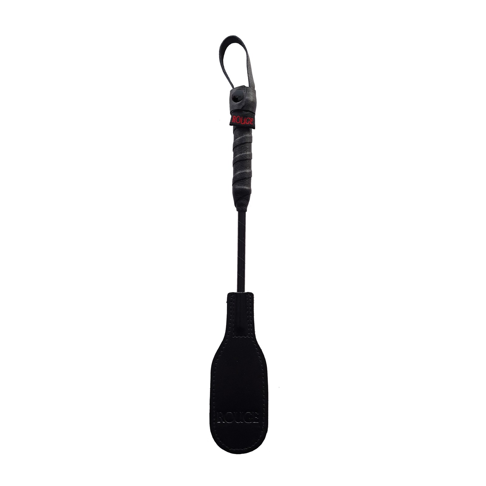 Rouge Mini Leather Oval Paddle Black Rouge Mini Leather Oval Paddle Black