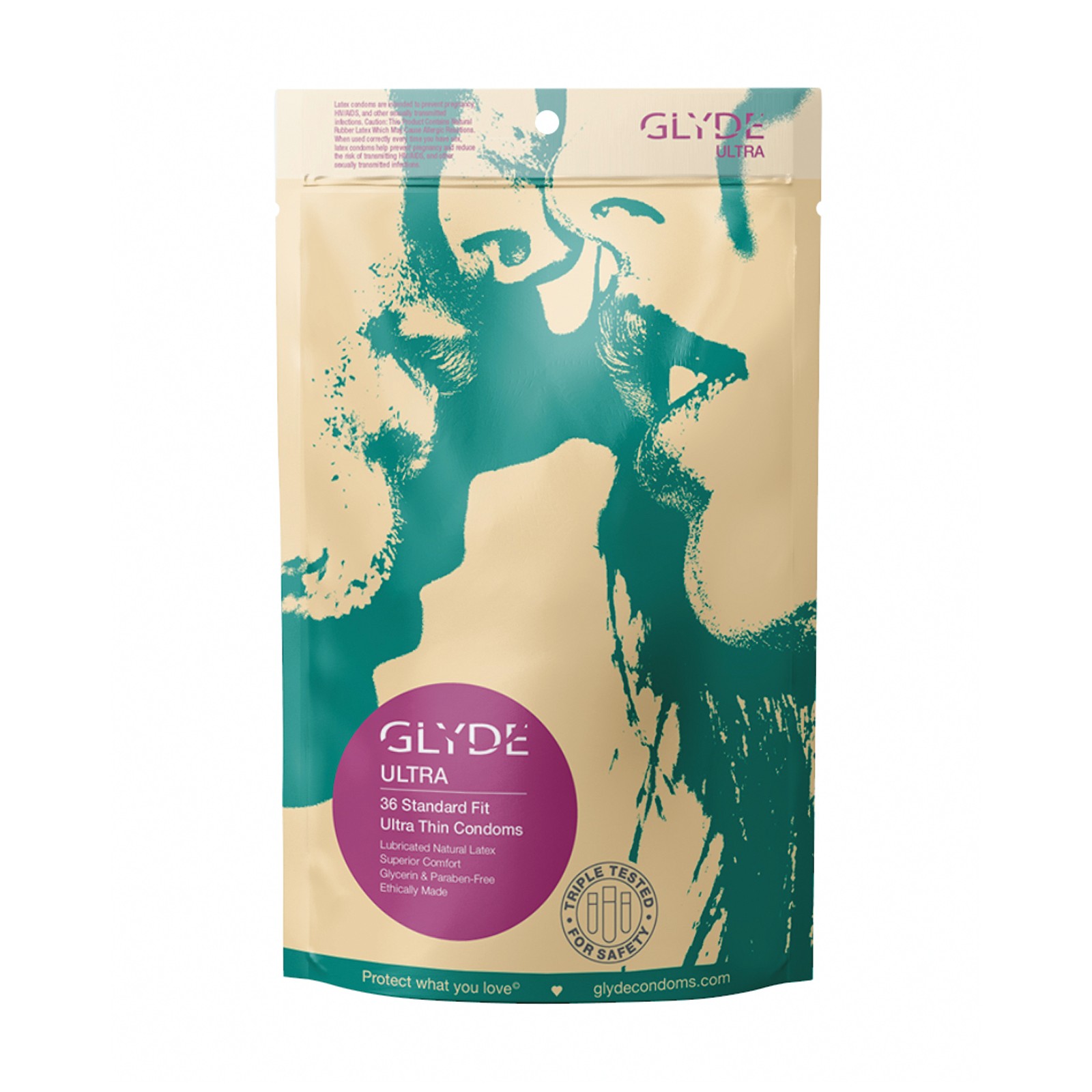 Glyde Ultra Condom Pack of 36 - Ultimate Pleasure Glyde Ultra Condom Pack of 36 - Ultimate Pleasure