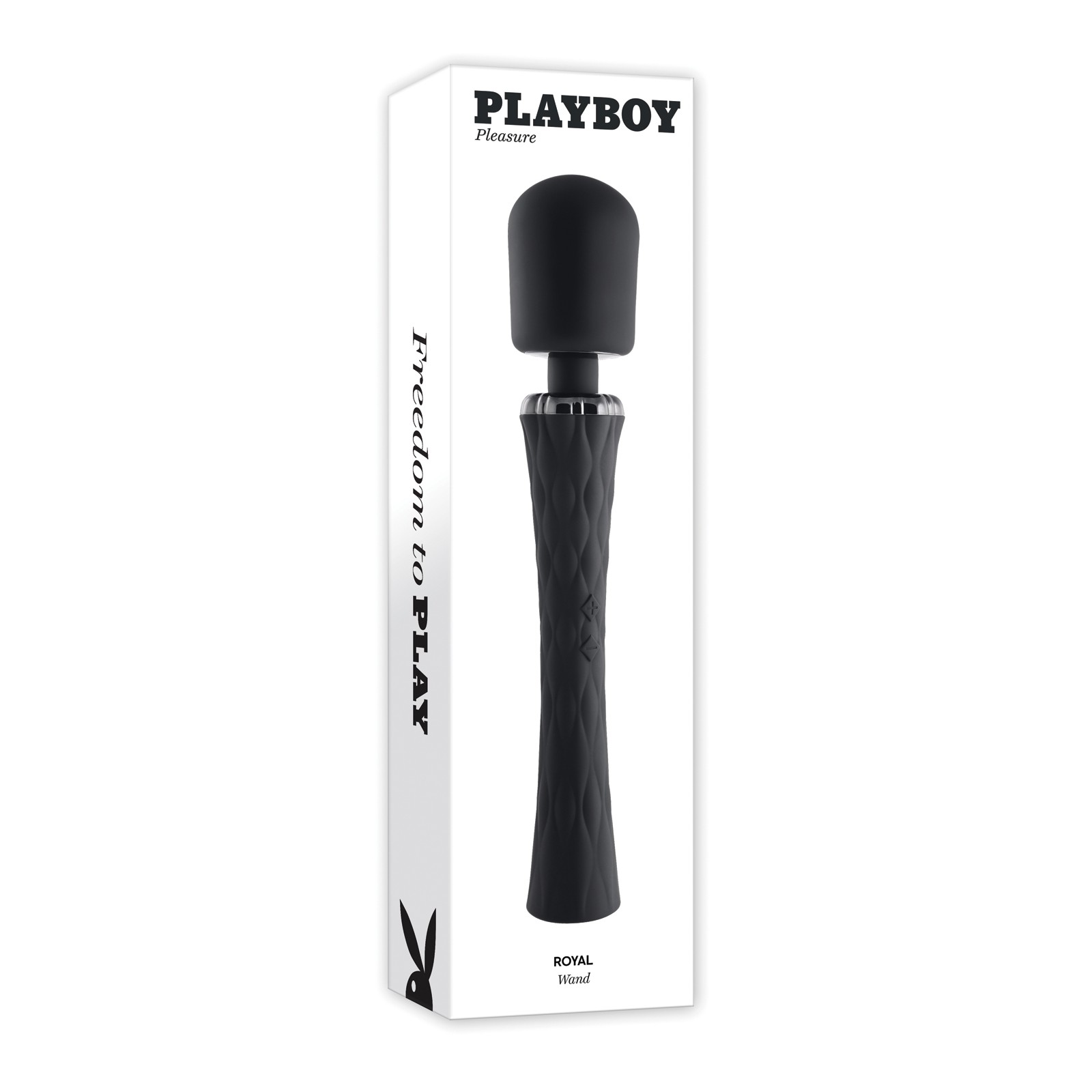 Playboy Pleasure Royal Wand Vibrator - 2 AM Playboy Pleasure Royal Wand Vibrator - 2 AM