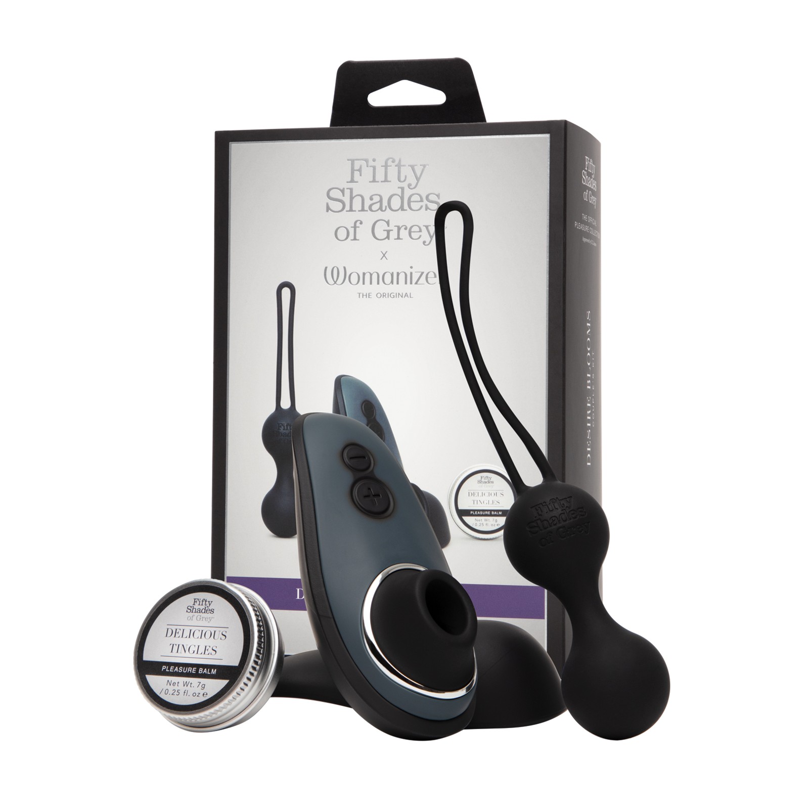 Kit Fifty Shades of Grey & Womanizer Desire Blooms Kit Fifty Shades of Grey & Womanizer Desire Blooms