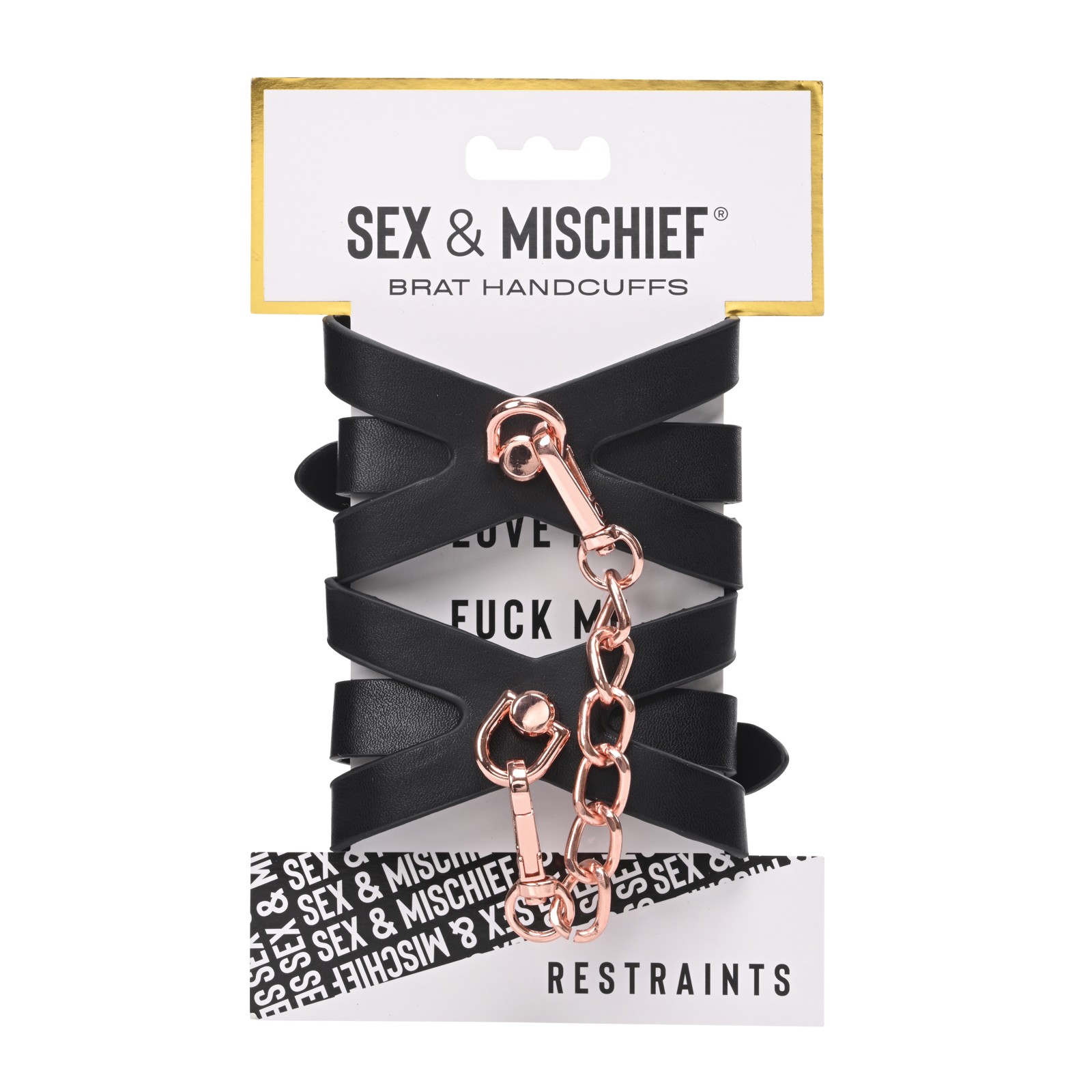 Sex & Mischief Brat Handcuffs - Playful Restraints Sex & Mischief Brat Handcuffs - Playful Restraints