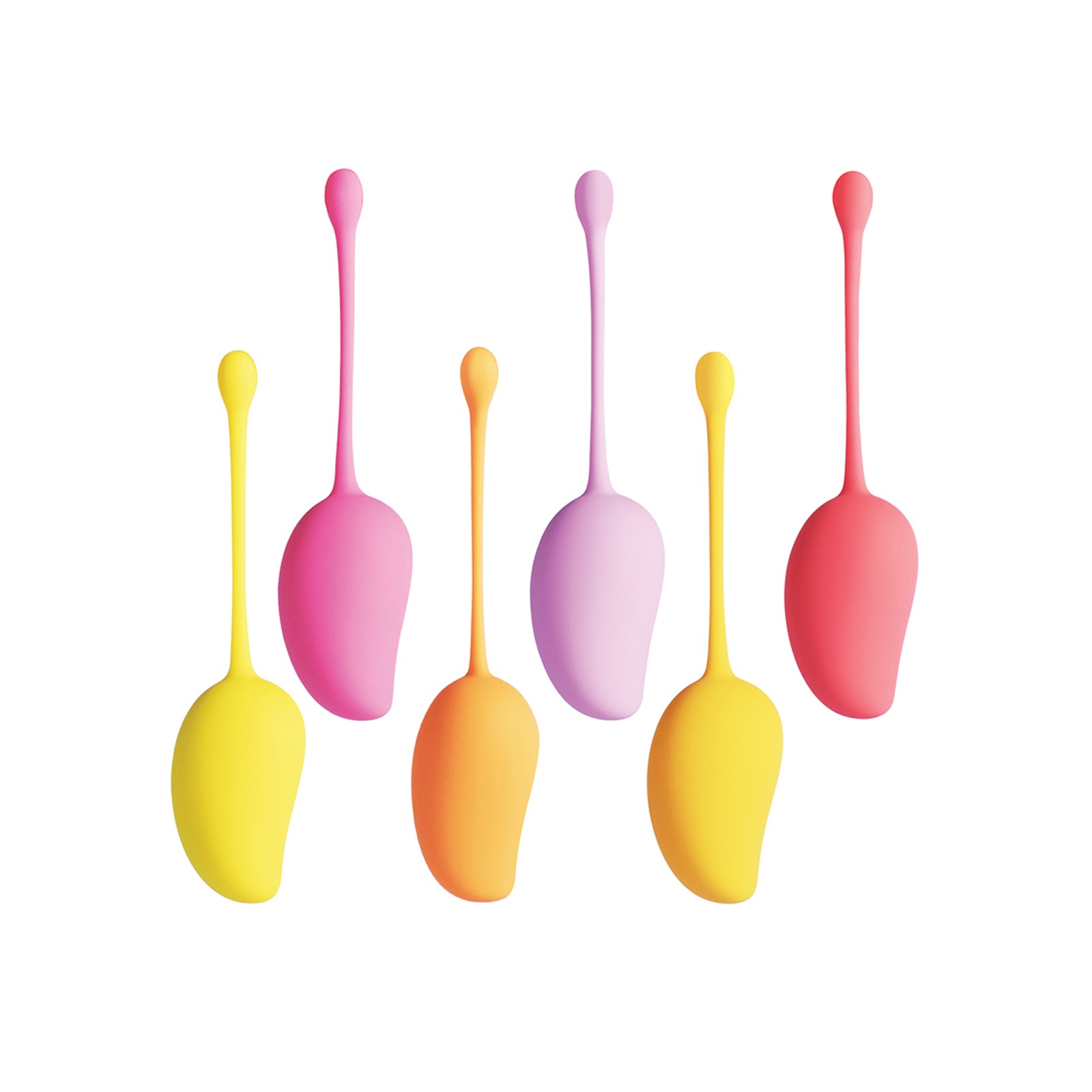 Conjunto de Ejercicio de Bolas Kegel con Peso Mango Tropical - 6 Piezas Conjunto de Ejercicio de Bolas Kegel con Peso Mango Tropical - 6 Piezas