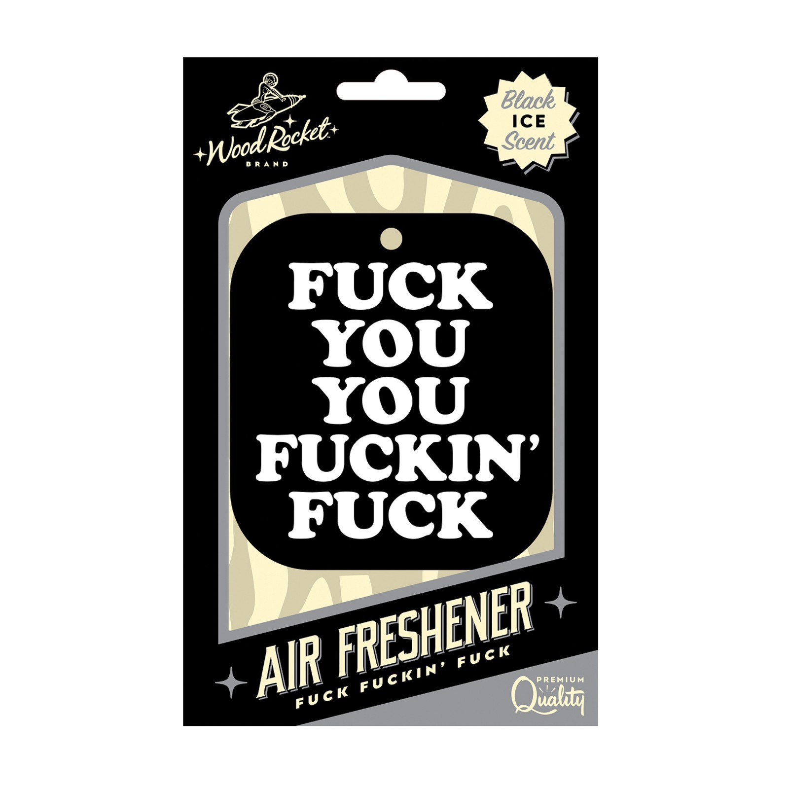 Ambientador Fuck You You Fucking Fuck - Hielo Negro Ambientador Fuck You You Fucking Fuck - Hielo Negro