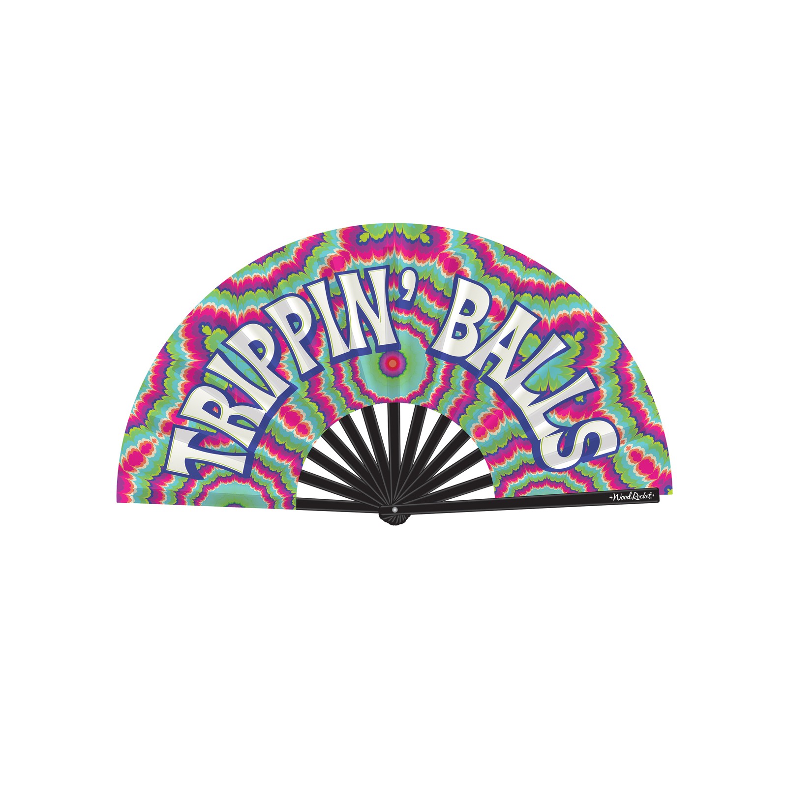 Wood Rocket Trippin' Balls Abanico - Multicolor Wood Rocket Trippin' Balls Abanico - Multicolor