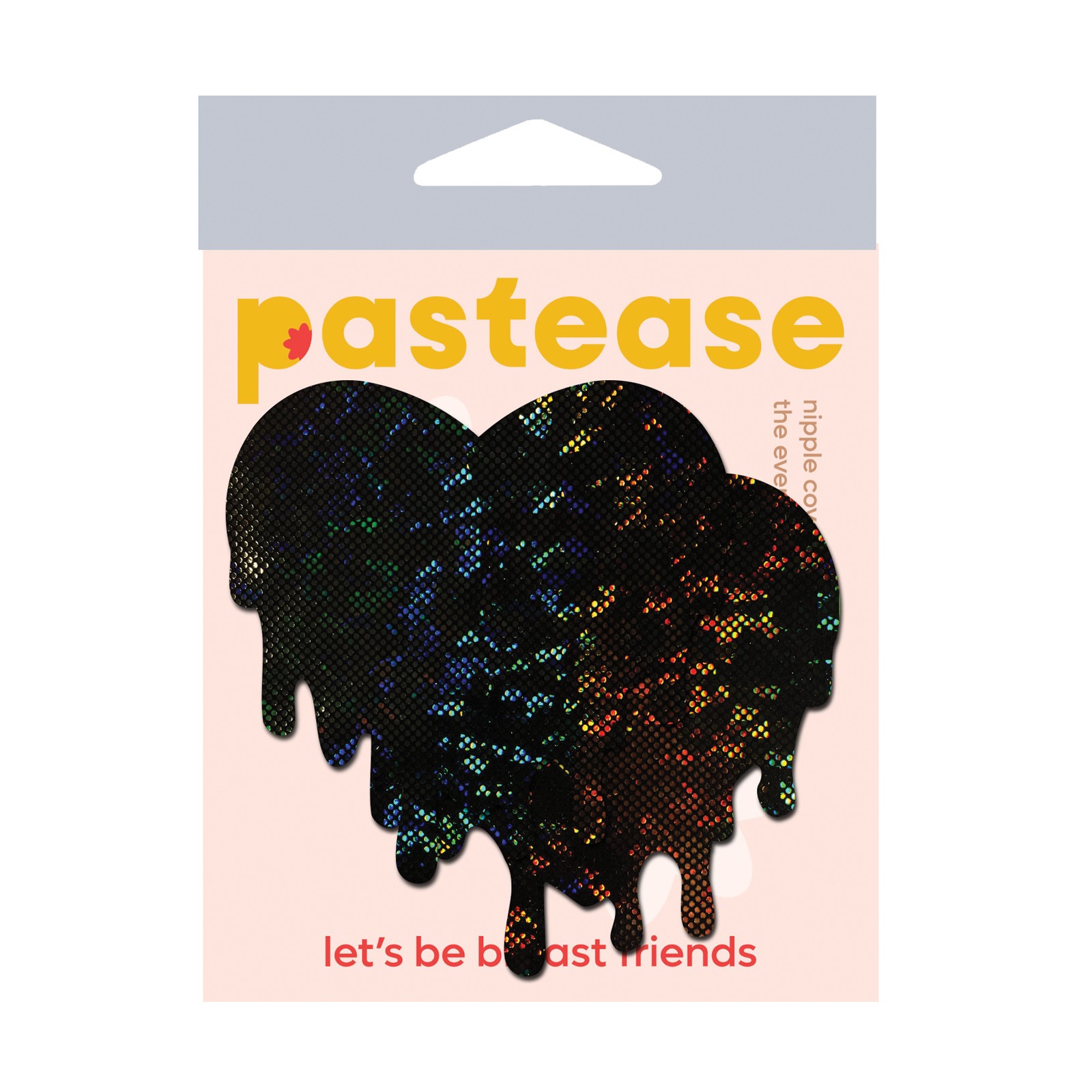 Pastease Premium Melty Heart Nipple Pasties Black Pastease Premium Melty Heart Nipple Pasties Black