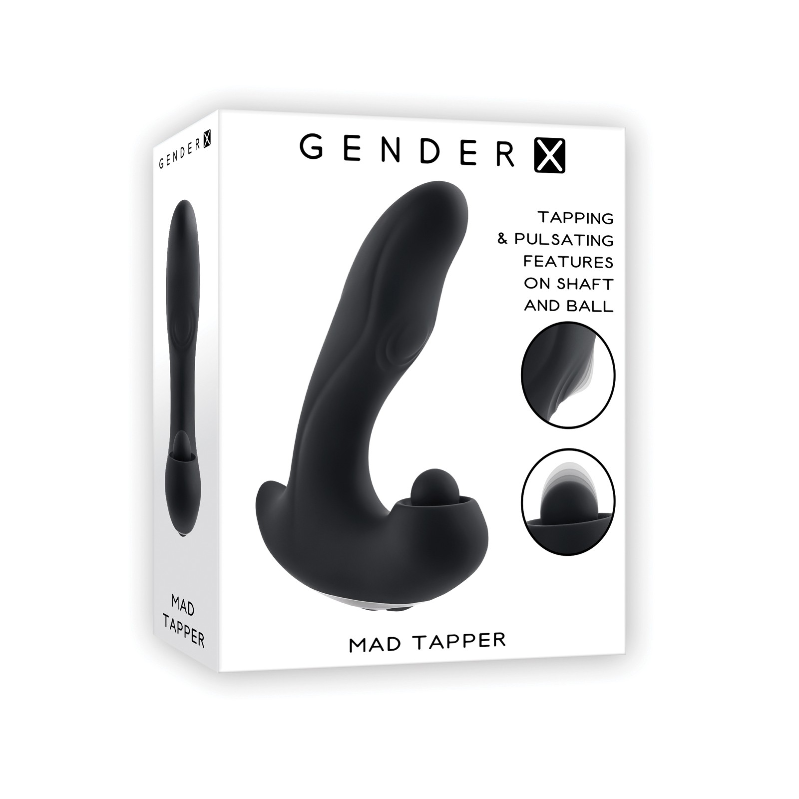 Gender X Mad Tapper Vibrator Black Gender X Mad Tapper Vibrator Black