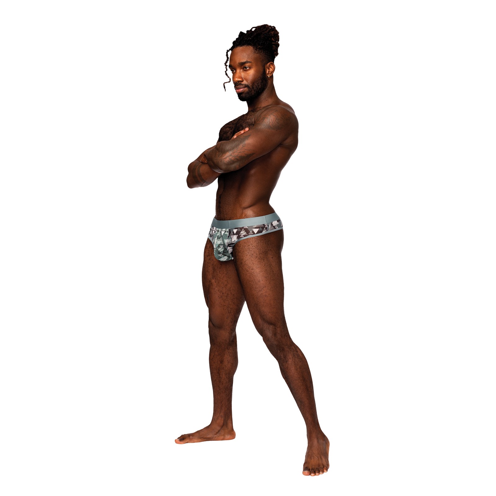 Sheer Prints Mesh Thong Optical - S/M Sheer Prints Mesh Thong Optical - S/M