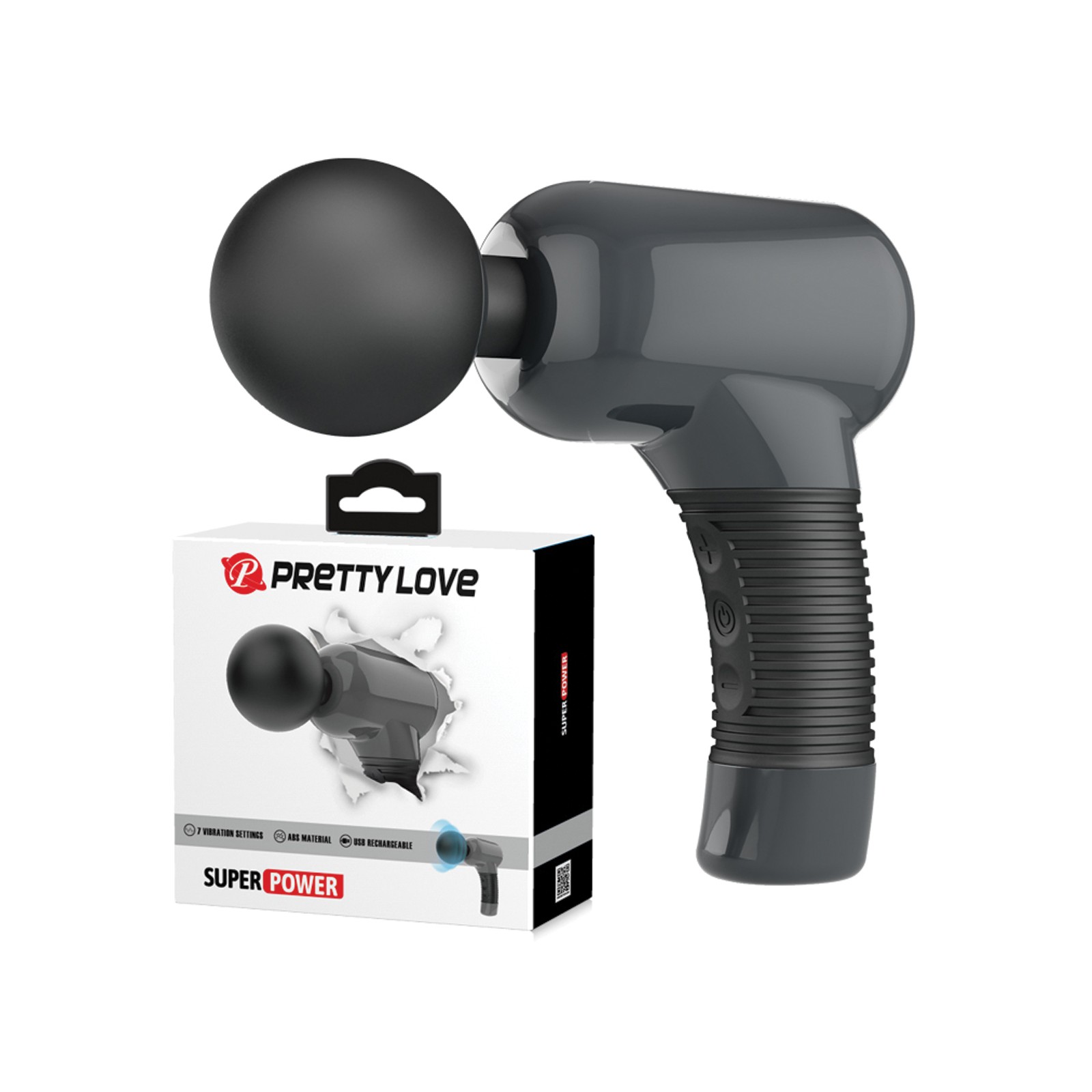 Pretty Love Super Power Fun Gun Rechargeable Massager Pretty Love Super Power Fun Gun Rechargeable Massager