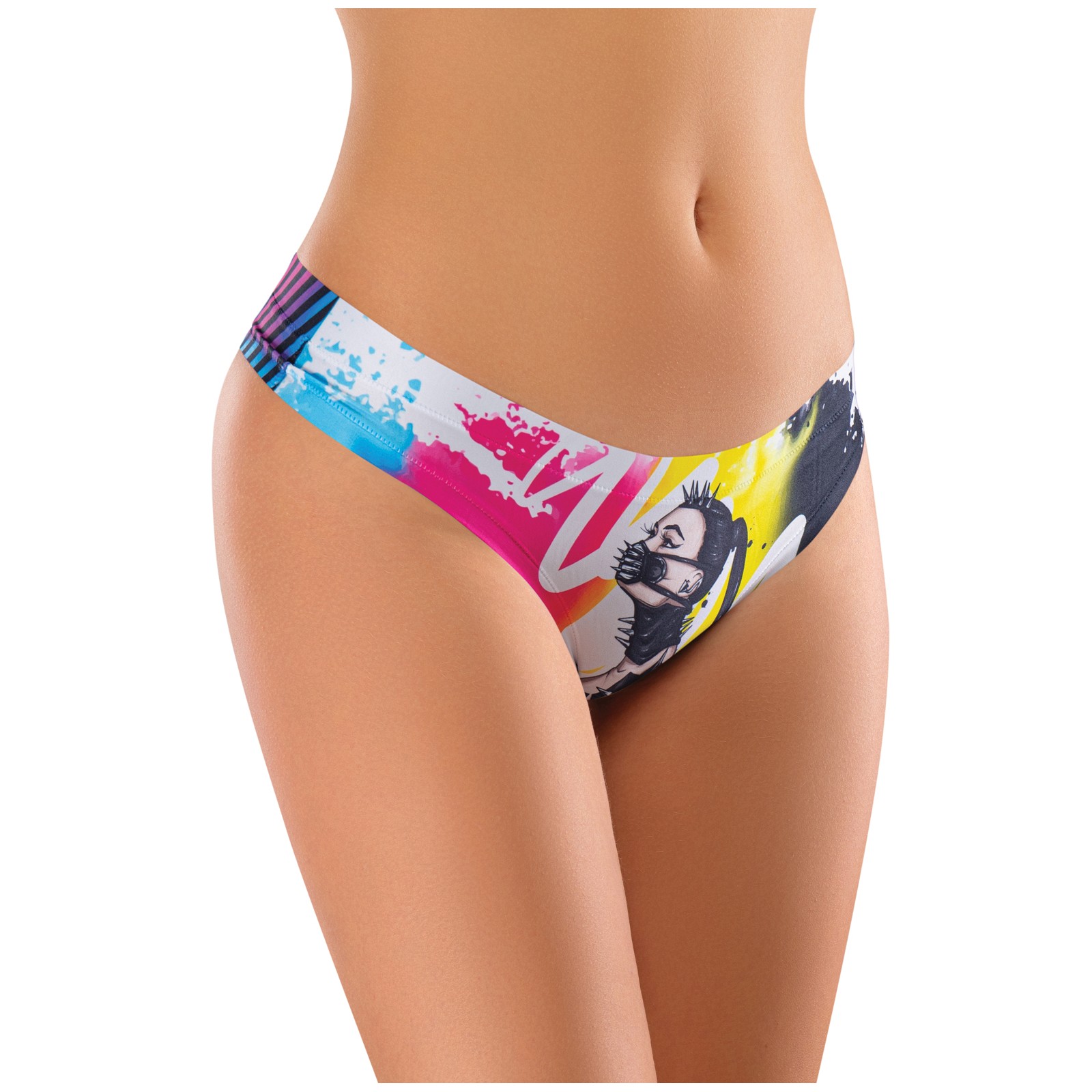 Mememe Cabal Margot Printed Thong - Perfect Fit Mememe Cabal Margot Printed Thong - Perfect Fit