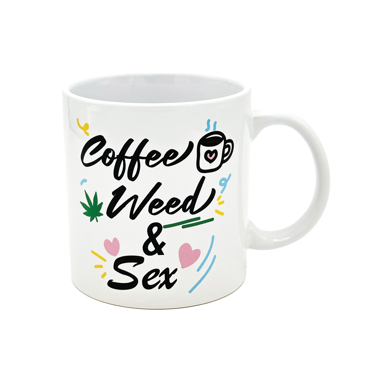 Attitude Coffee Weed Sex Mug 22 oz Attitude Coffee Weed Sex Mug 22 oz
