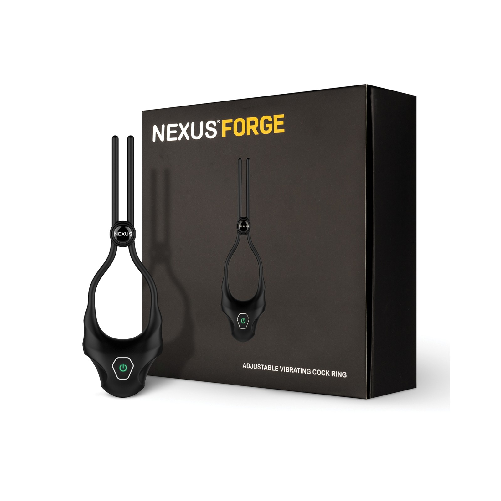 Nexus Forge Single Lasso Vibrating Cock Ring - Black Nexus Forge Single Lasso Vibrating Cock Ring - Black
