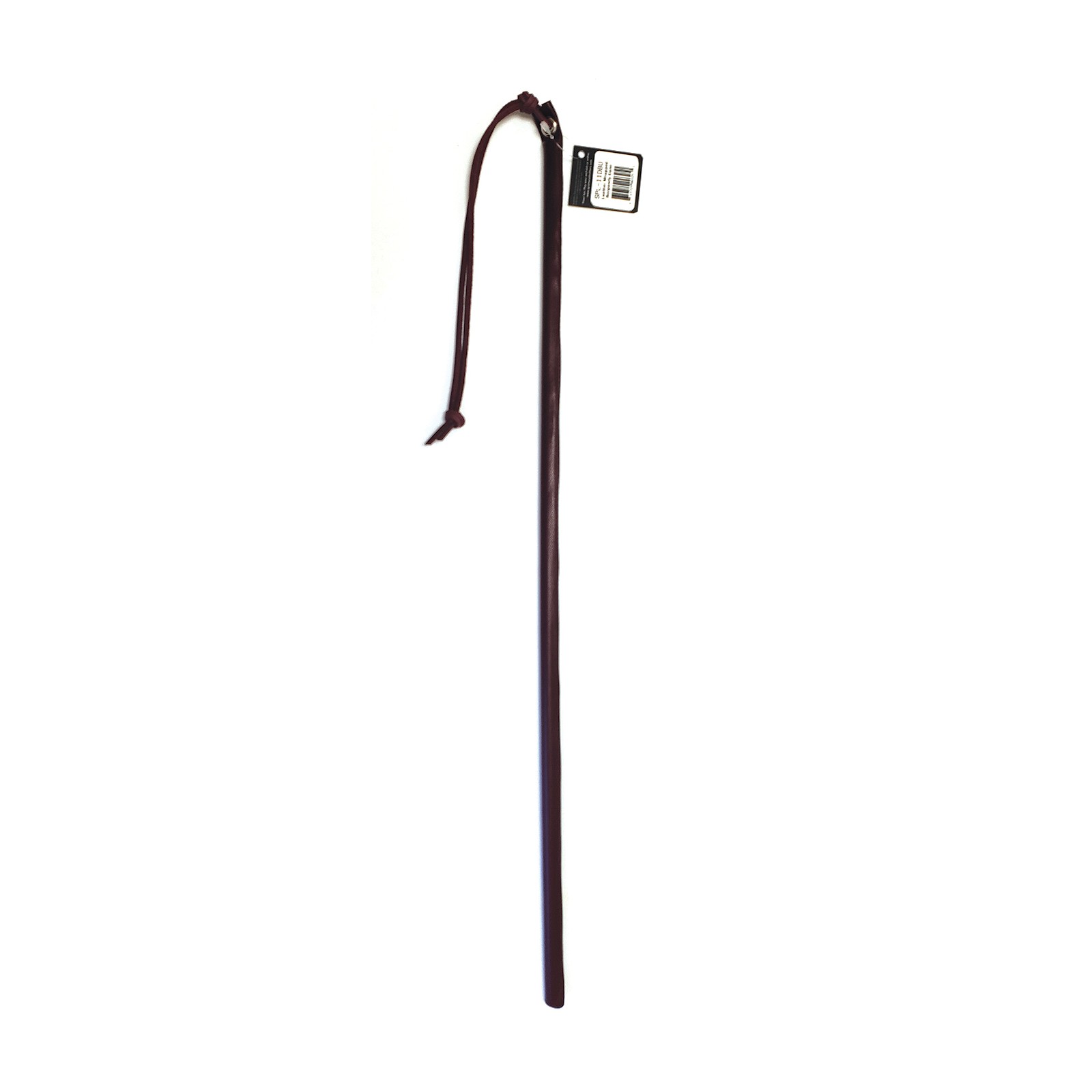 Spartacus 24" Leather Wrapped Cane - Burgundy Spartacus 24" Leather Wrapped Cane - Burgundy