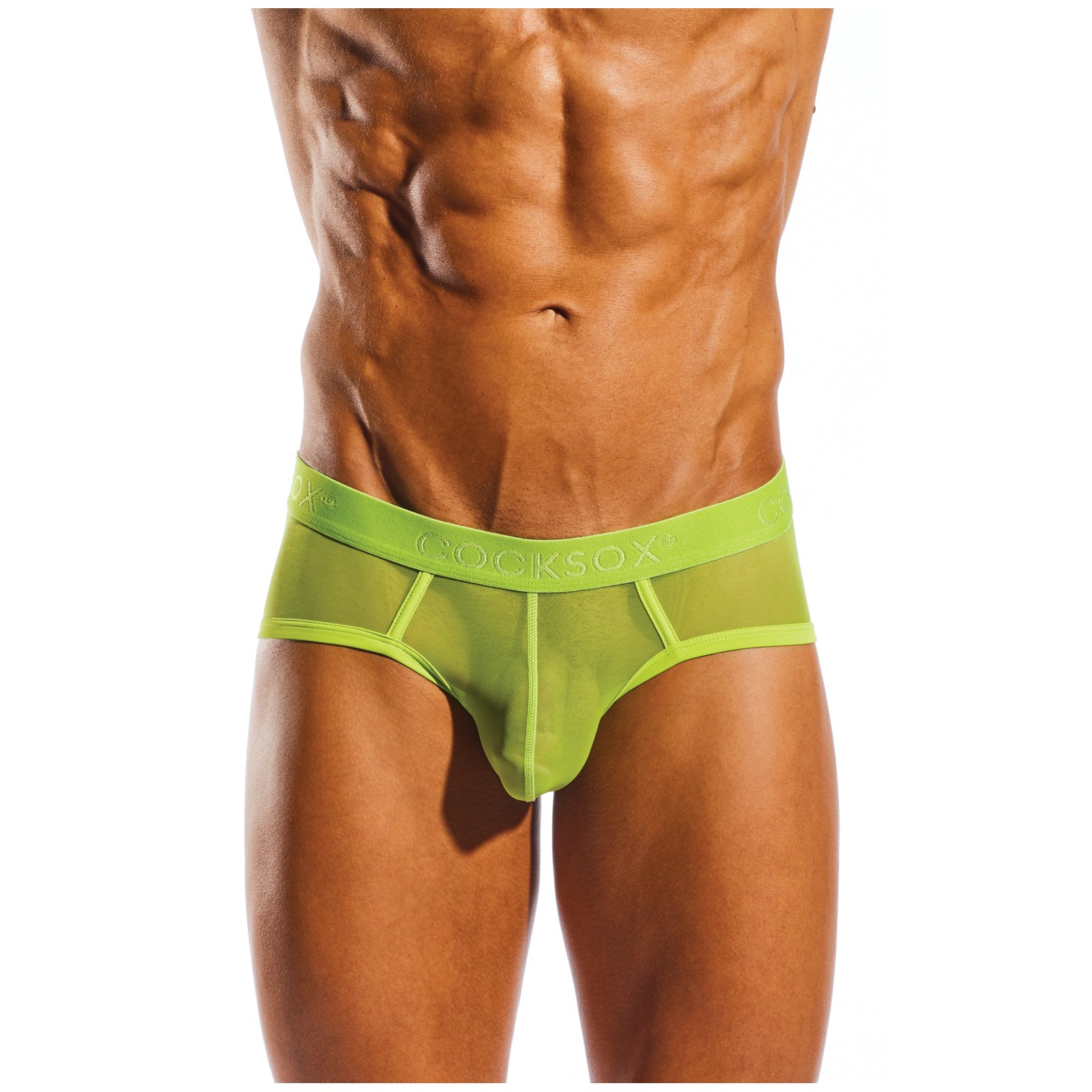 Cocksox Sports Brief Citrus Green Cocksox Sports Brief Citrus Green
