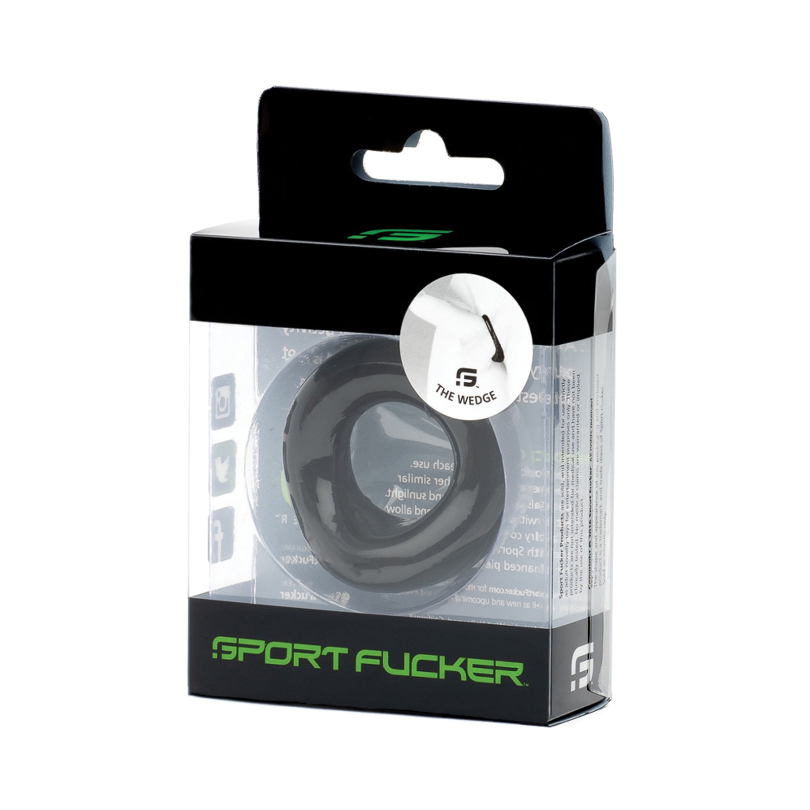 Sport Fucker Silicone Wedge Black Sport Fucker Silicone Wedge Black