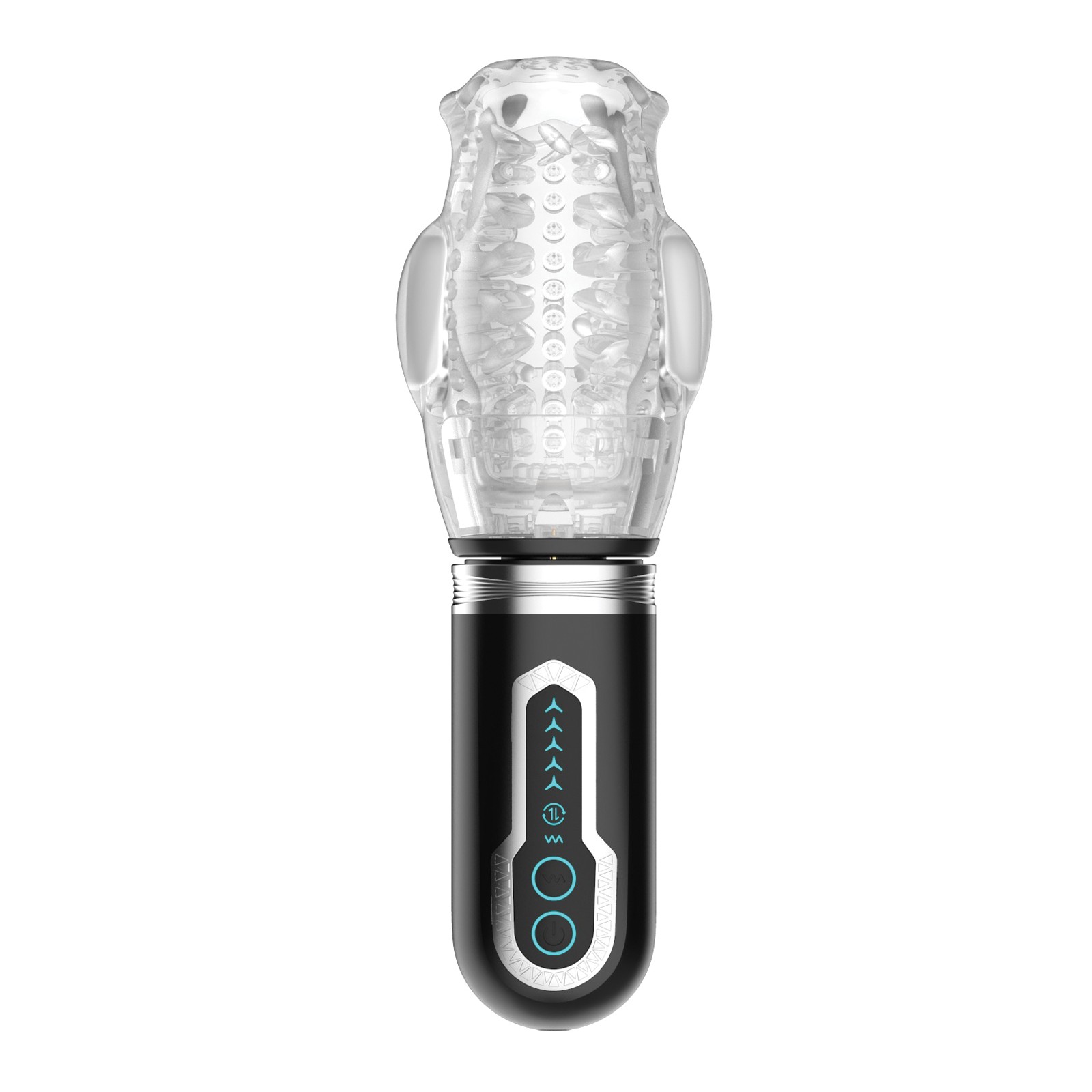 Thrusting, Vibrating & Rotating Oral Sex Masturbator - Black Thrusting, Vibrating & Rotating Oral Sex Masturbator - Black