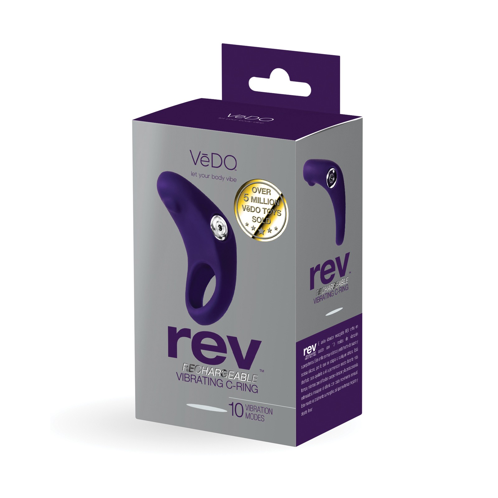 VeDO Rev Anillo de Placer Recargable - Púrpura VeDO Rev Anillo de Placer Recargable - Púrpura