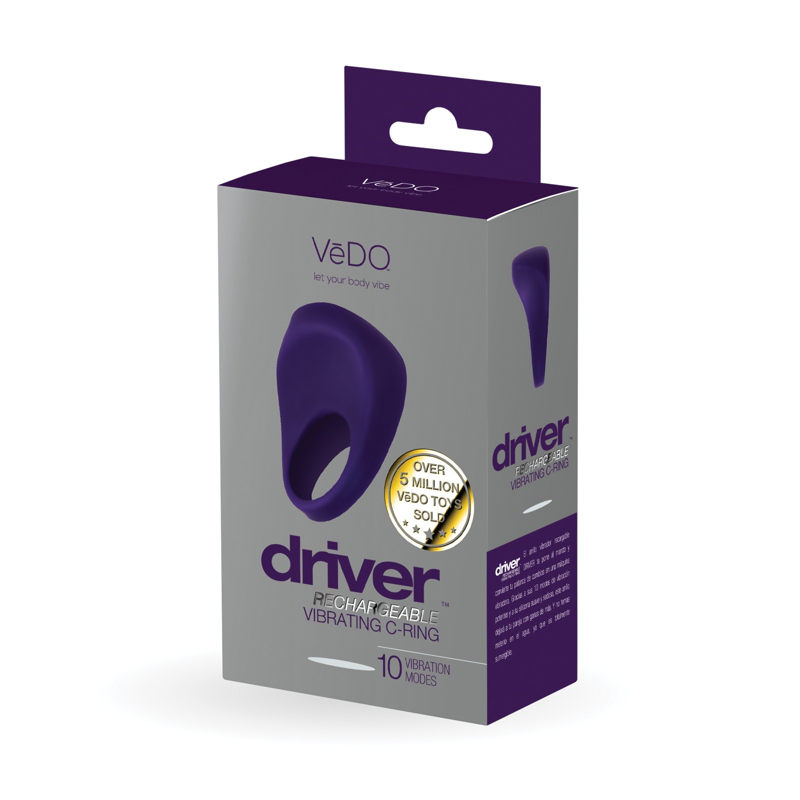 VeDO Driver Anillo de Carga Recargable Púrpura VeDO Driver Anillo de Carga Recargable Púrpura