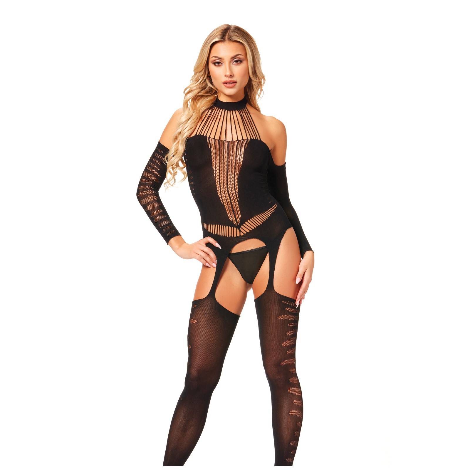 Halter Body Stocking Jumpsuit for Seductive Nights Halter Body Stocking Jumpsuit for Seductive Nights