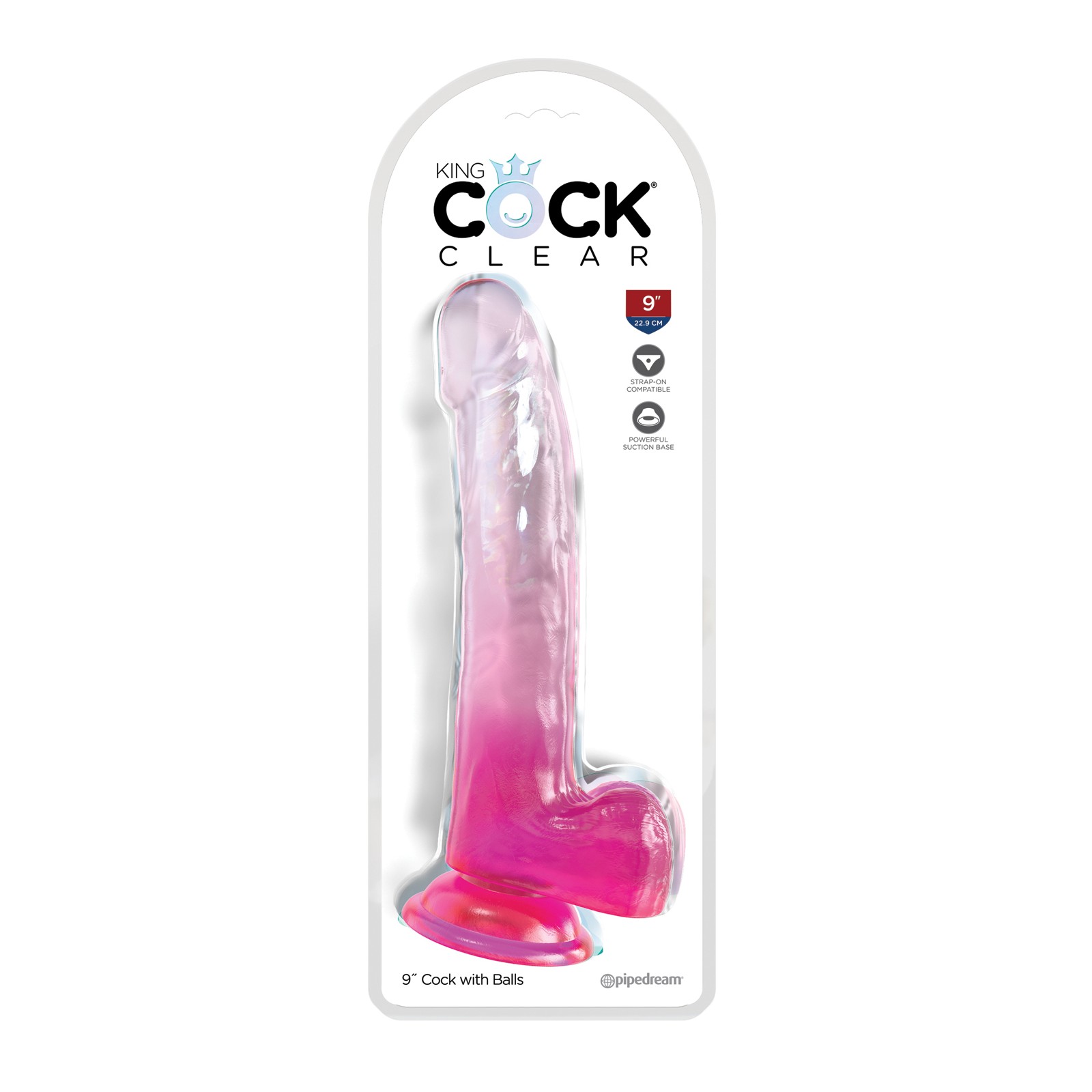 King Cock Clear 9" Realistic Dildo - Ultimate Pleasure King Cock Clear 9" Realistic Dildo - Ultimate Pleasure